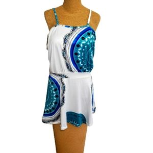 Boho Style Drop Waist Mandala Mini D… Romper